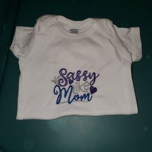 Embroidered onesie